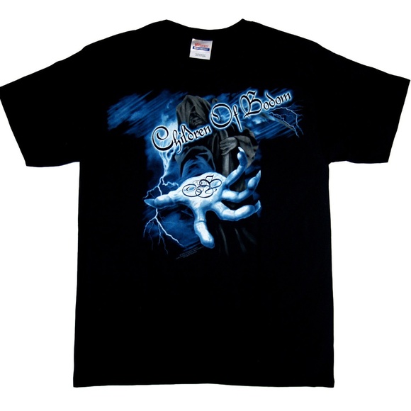 T-shirt Rétro Children Of Bodom Dark Reaper Noir - Toutes Tailles S à 5XL, Personnalisable